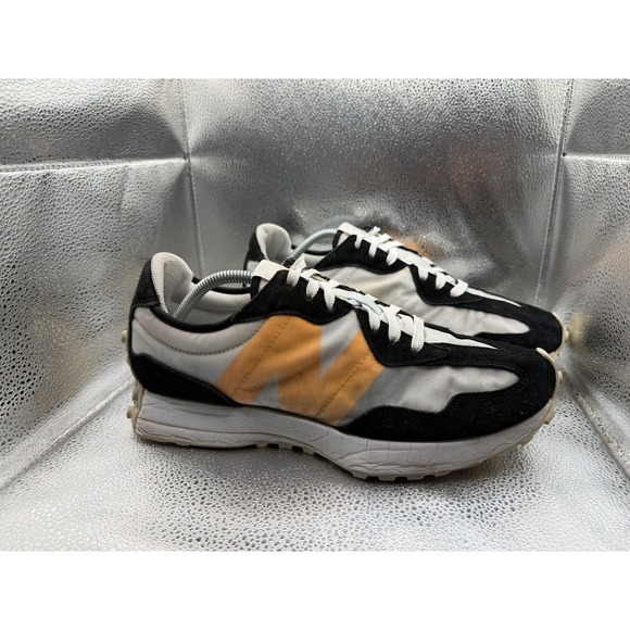 Size 12 New Balance 327 White Vibrant Apricot Mens Suede Running‎ Shoes MS327SO main image 11
